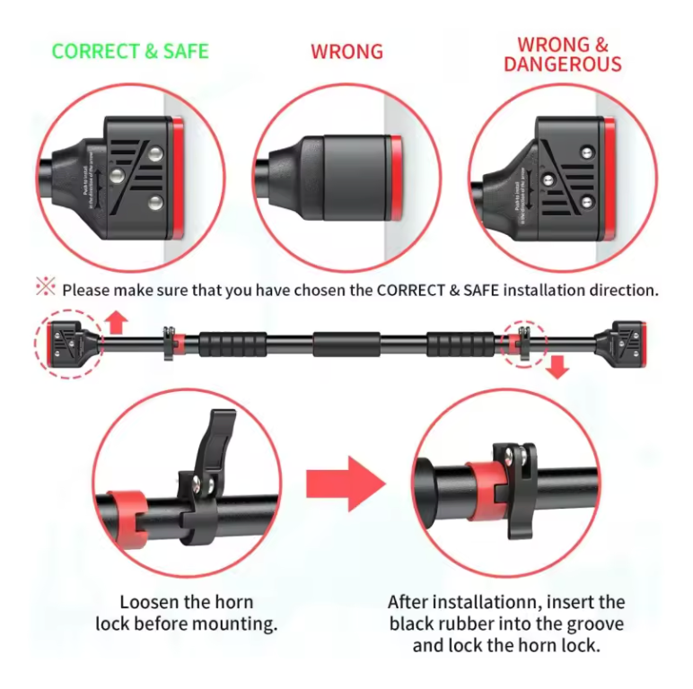 FitBarᵀᴹ - Barre de traction horizontale