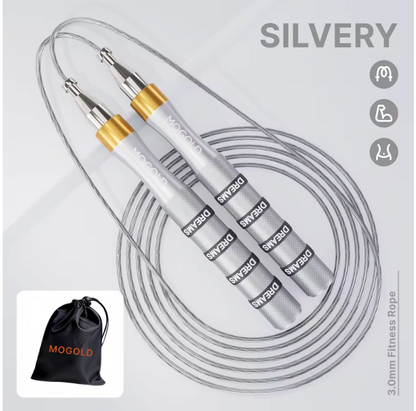 AbJumpᵀᴹ - Corde à sauter professionnelle MOGOLD en PVC