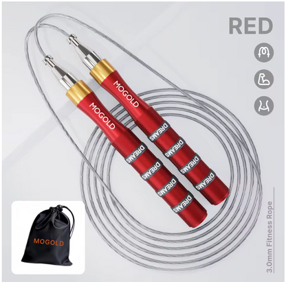 AbJumpᵀᴹ - Corde à sauter professionnelle MOGOLD en PVC