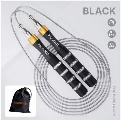 AbJumpᵀᴹ - Corde à sauter professionnelle MOGOLD en PVC