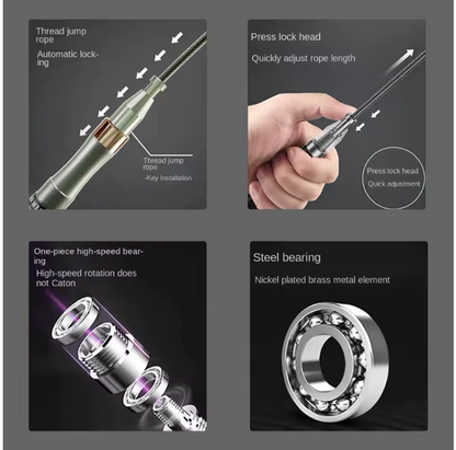 AbJumpᵀᴹ - Corde à sauter professionnelle MOGOLD en PVC